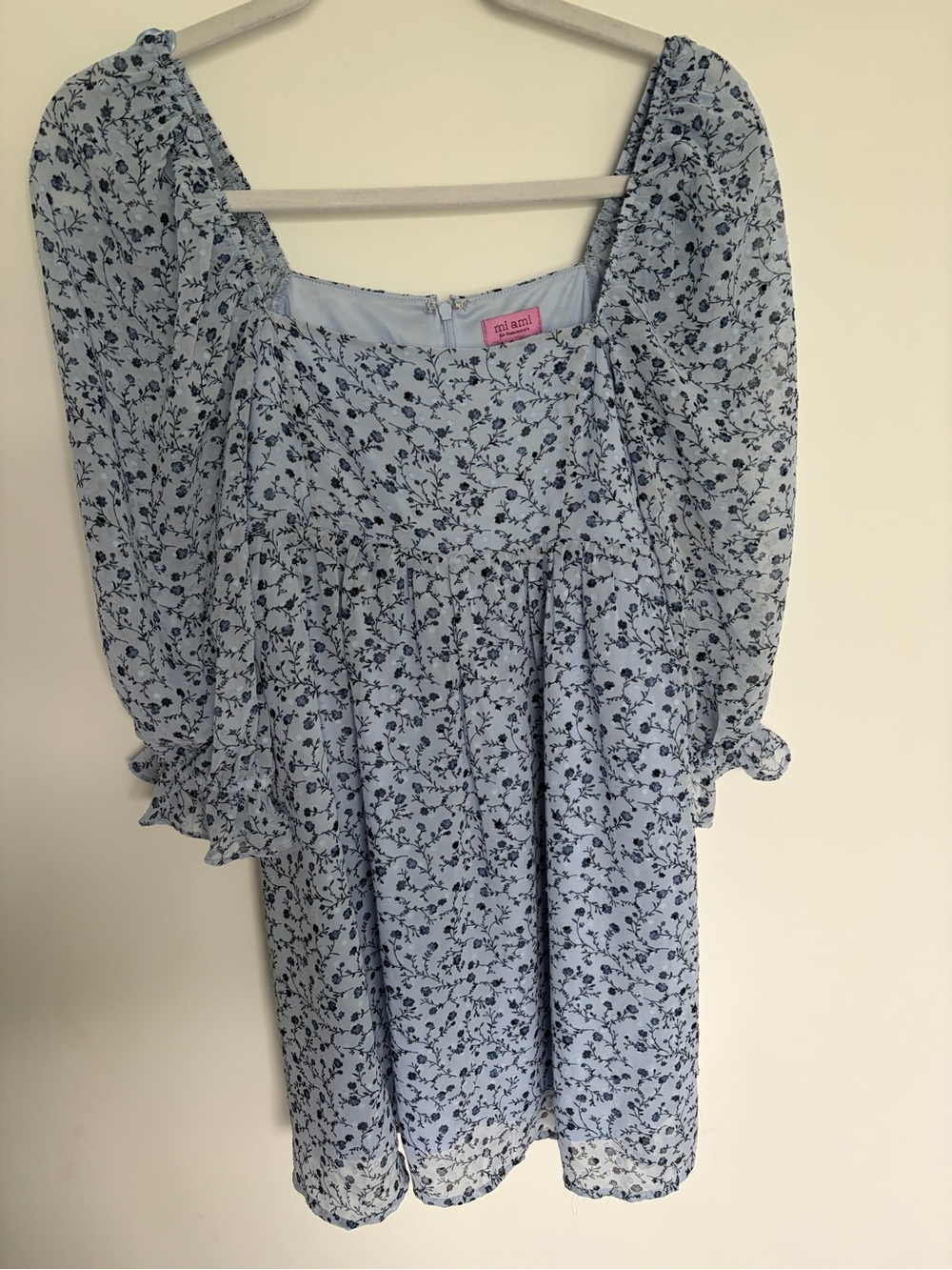Women’s Francesca’s Light Blue Floral Dress
